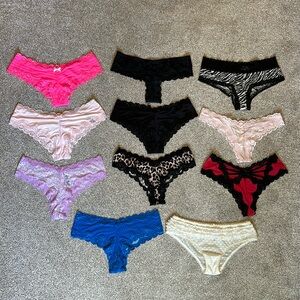 11 pairs size medium Victoria’s Secret underwear
